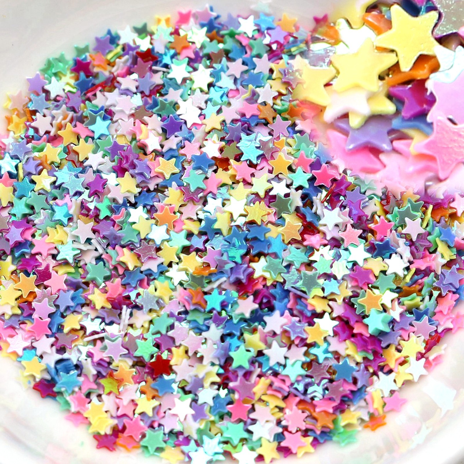 50 Gram Mixed Color Star Sequins Loose Tiny 3mm Nail Art Tips Scrapbook Craft