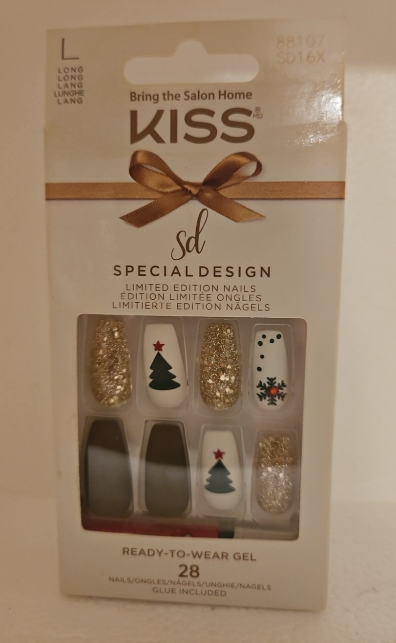 Kiss Sol Holiday Ready-to-Wear Gel Artificial Nails Your Choice