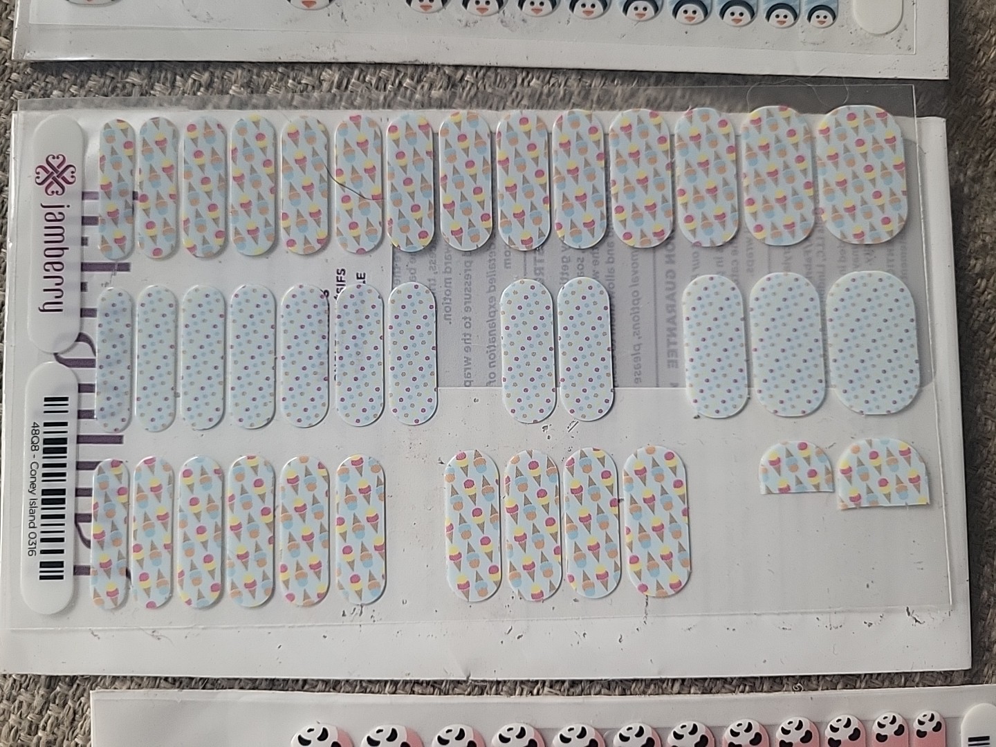 Jamberry Juniors Partials Lot