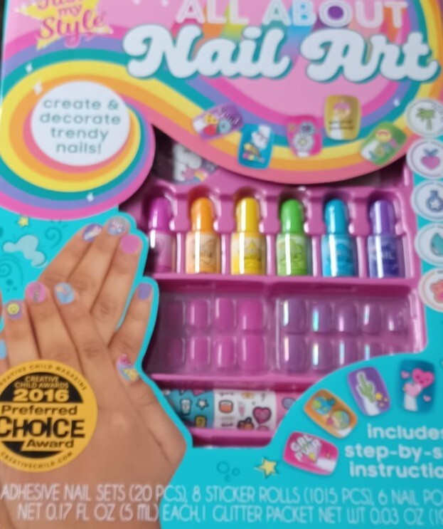 Just my style All about Nail Art Kid Nail Polish Girls Make Up Set cosmetics kit