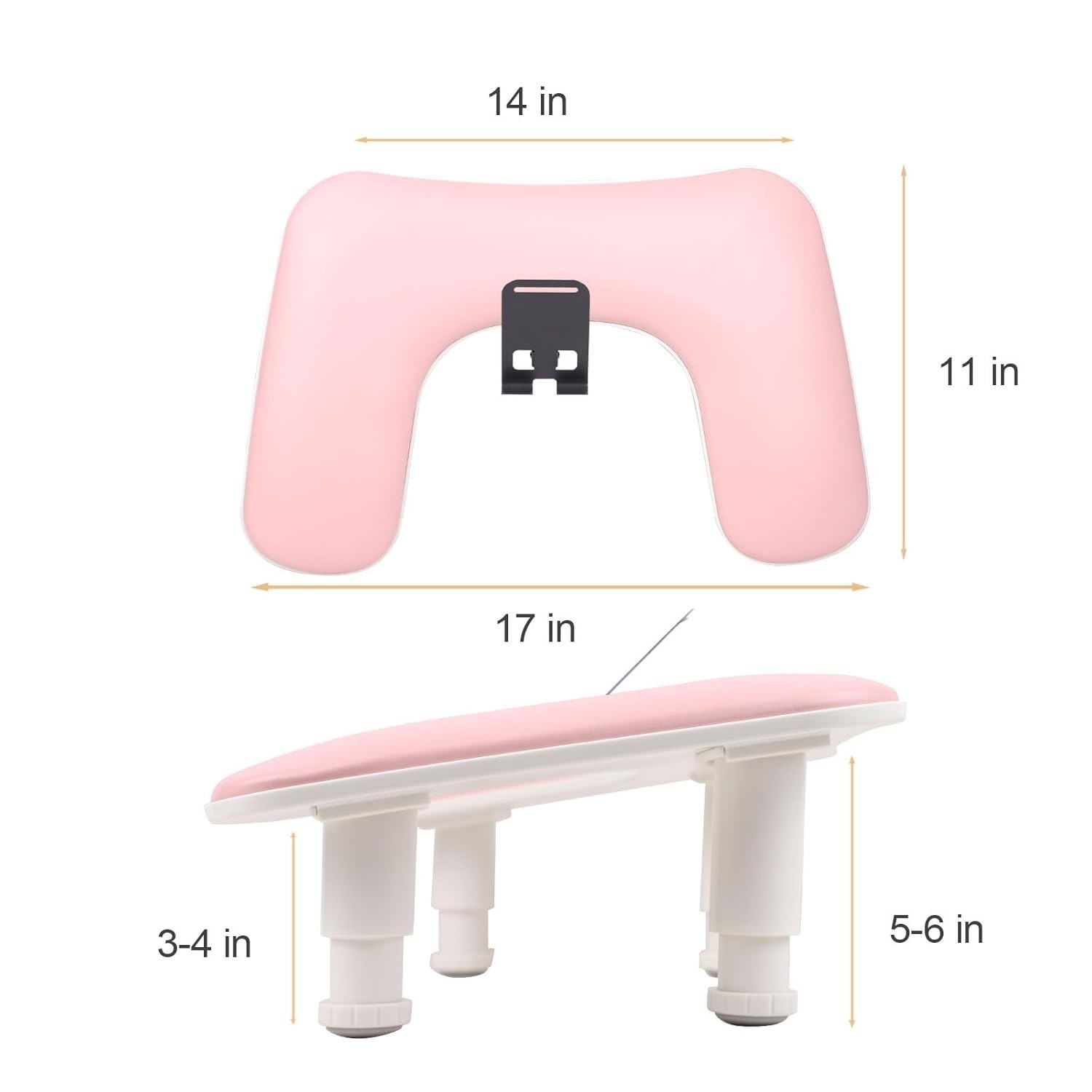 Arm Rest for Nails Tech with a Build-in Phone Holder,U shaped Adjustable Base…