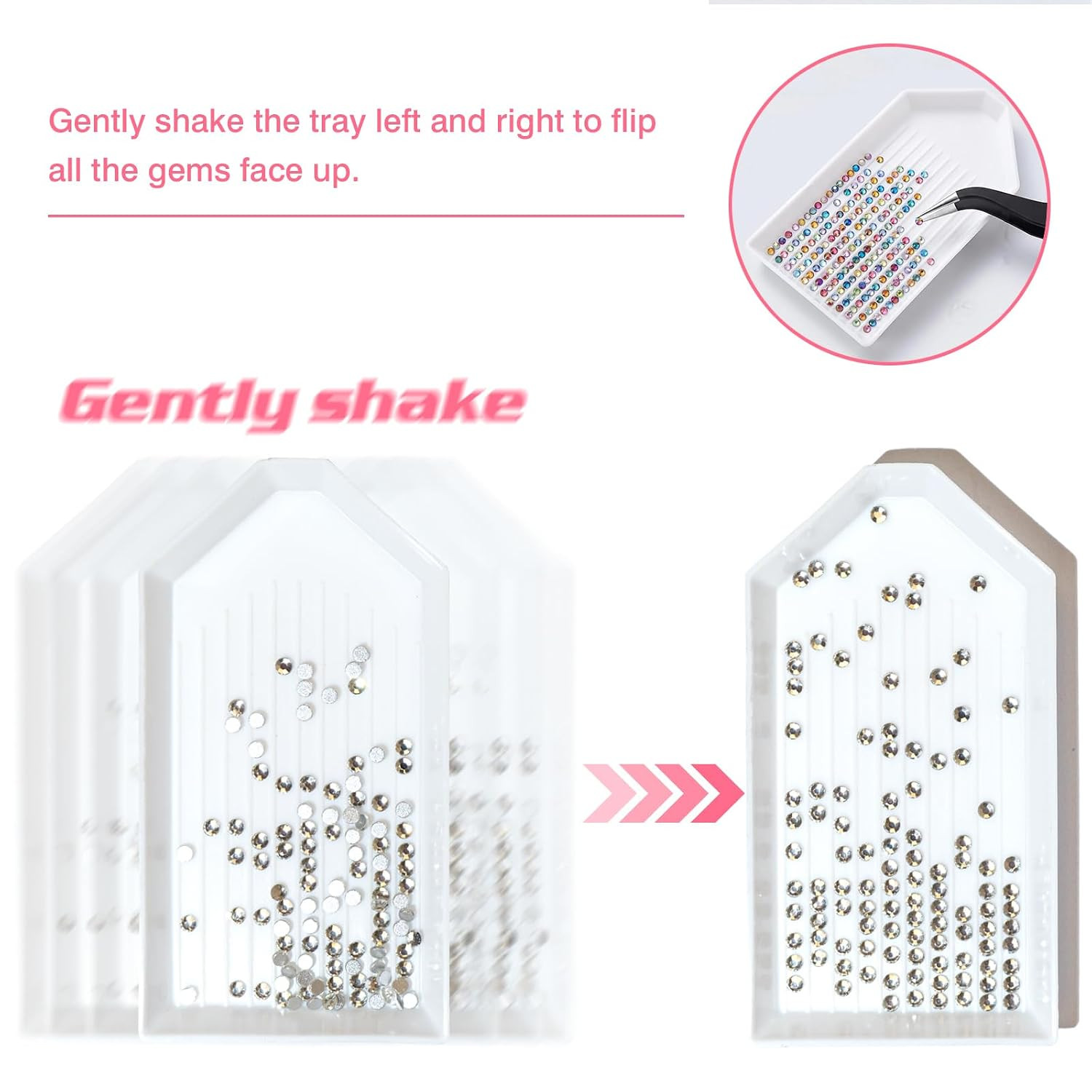 22Pcs Rhinestone Picker Tool Kit – Bedazzling Tools & Diamond Art Tools | 3 Beda