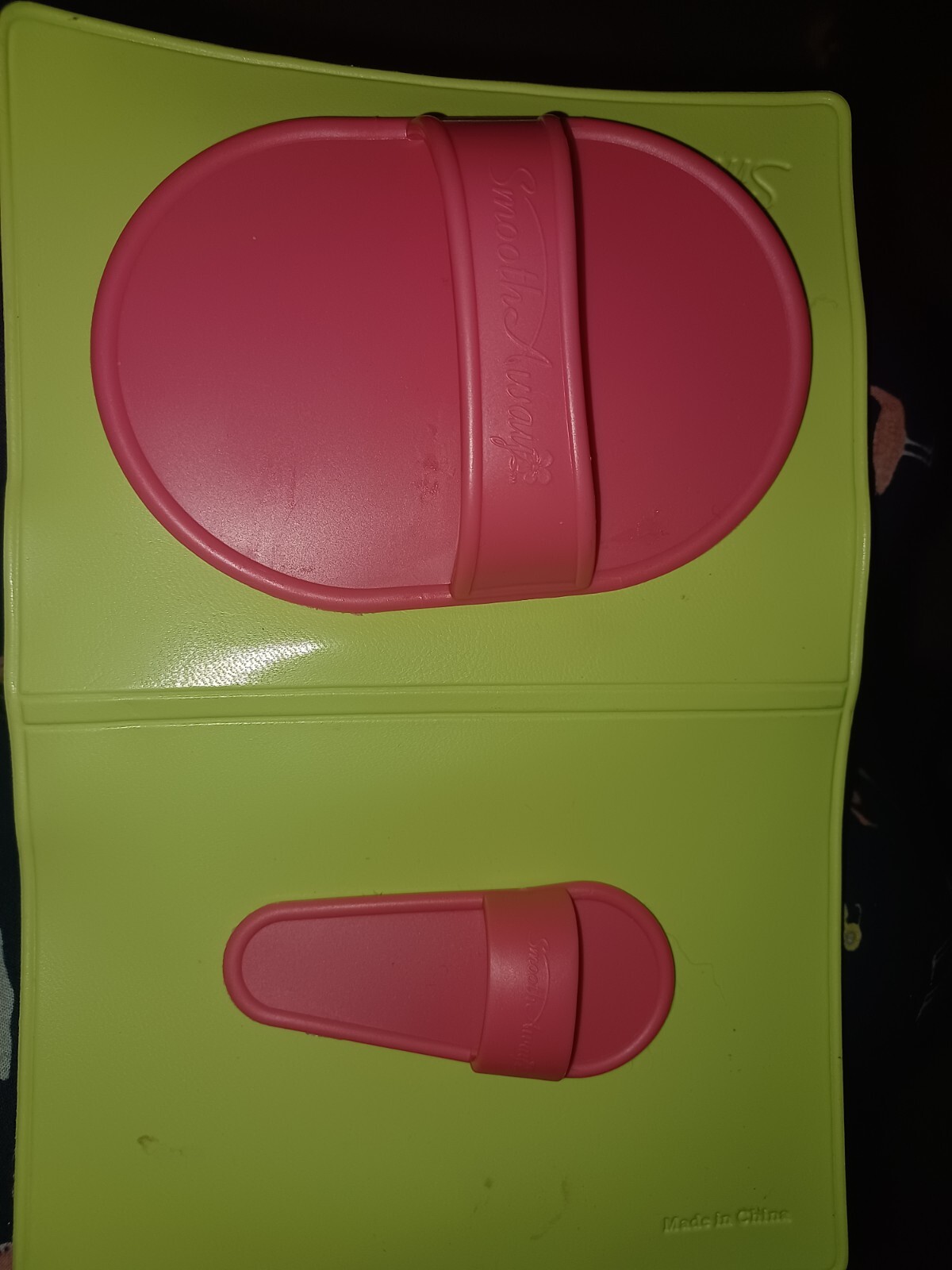 4 Self-Adhesive With Dry Skin Pedicure Buffer & Pink Flip Flop Mini With Case
