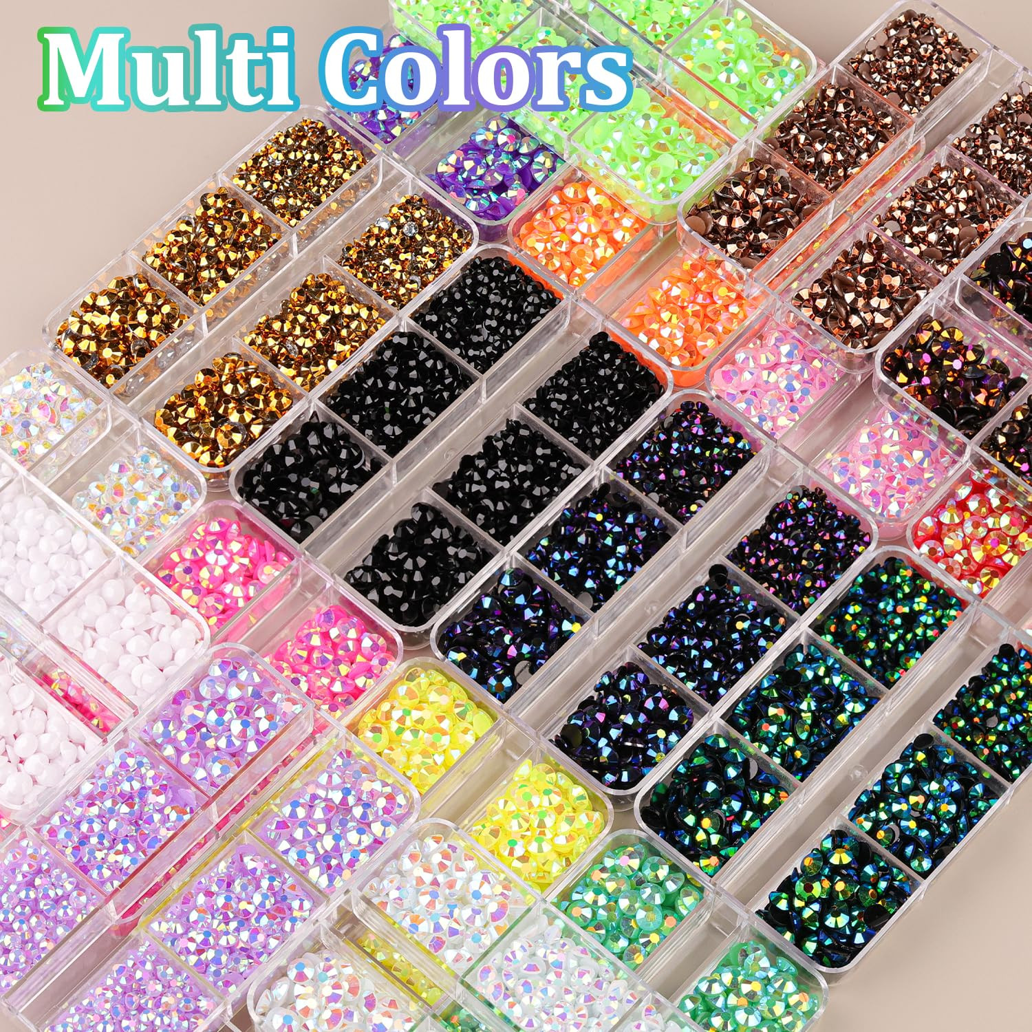 Resin Jelly Rhinestones for Crafting with B7000 Jewelry Glue, 2 Boxes Gold Flatb