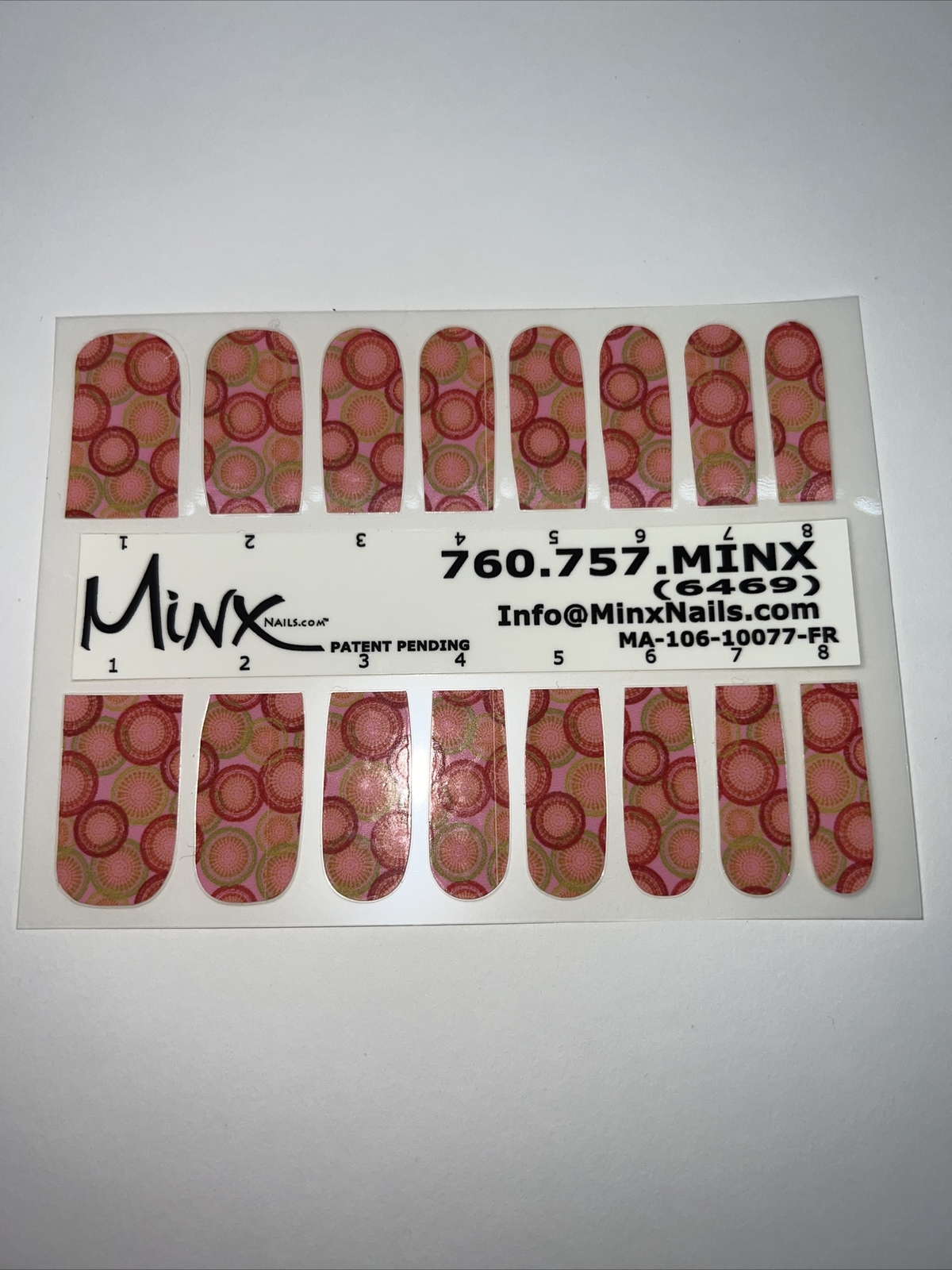 Minx Foil Nail Cover Nail Art Sticker Manicure Wraps