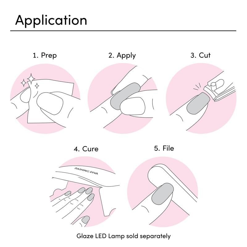 Dashing Diva Glaze Nail Strip Set – Spell 1 Fl Oz (Pack of 1), On You