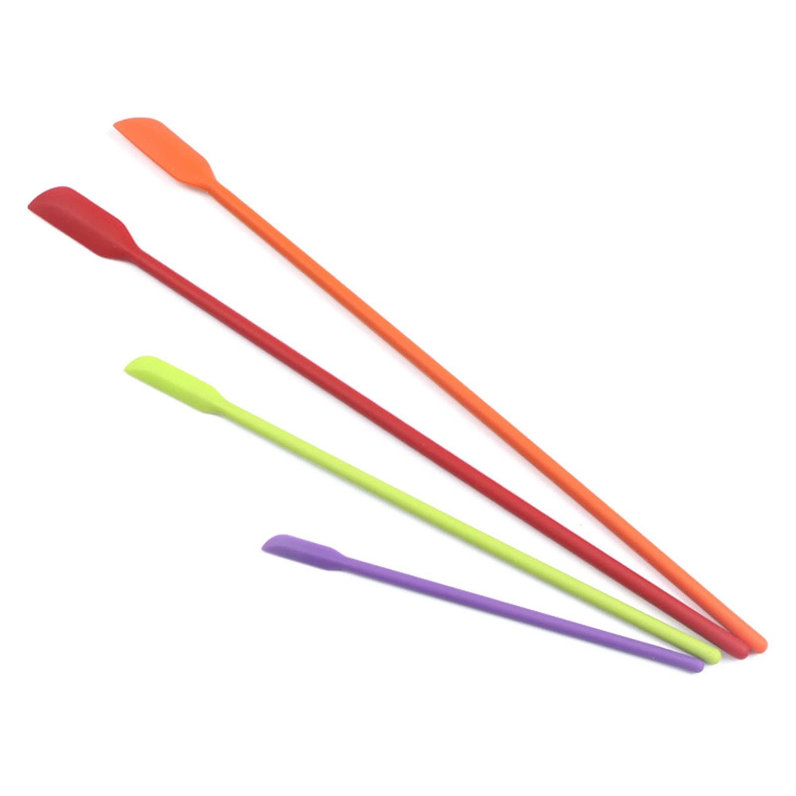 Beauty Spatula 4 PCS Makeup Spatula Mini Silicone for Cosmetics & Kitchen – 3…