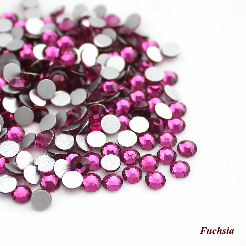 Machine Cut Crystal Opal Nail art Rhinestones Glitter Flatback Nails Decoration