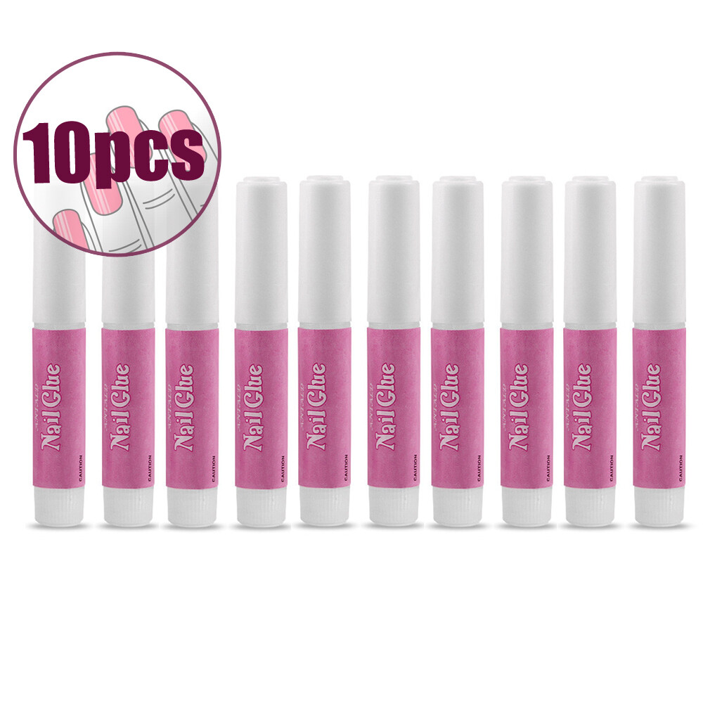 10x Strong Glue DIY Professional For Acrylic Nail Art Tips Decoration Tools