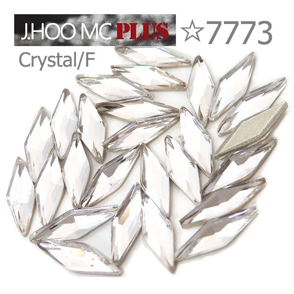 J.HOO Crystal 7773 Diamond Shape Flat Back Rhinestones 9×3mm Nail Art (10pc)
