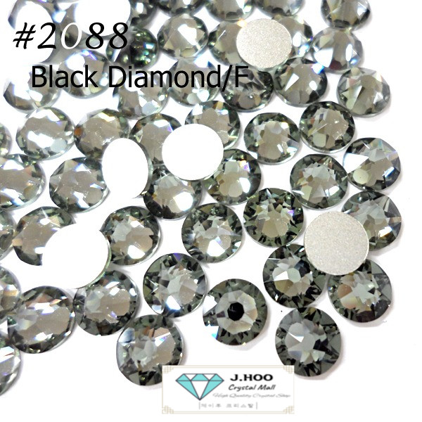 Swarovski 2088 – Flat Back-Black Diamond F