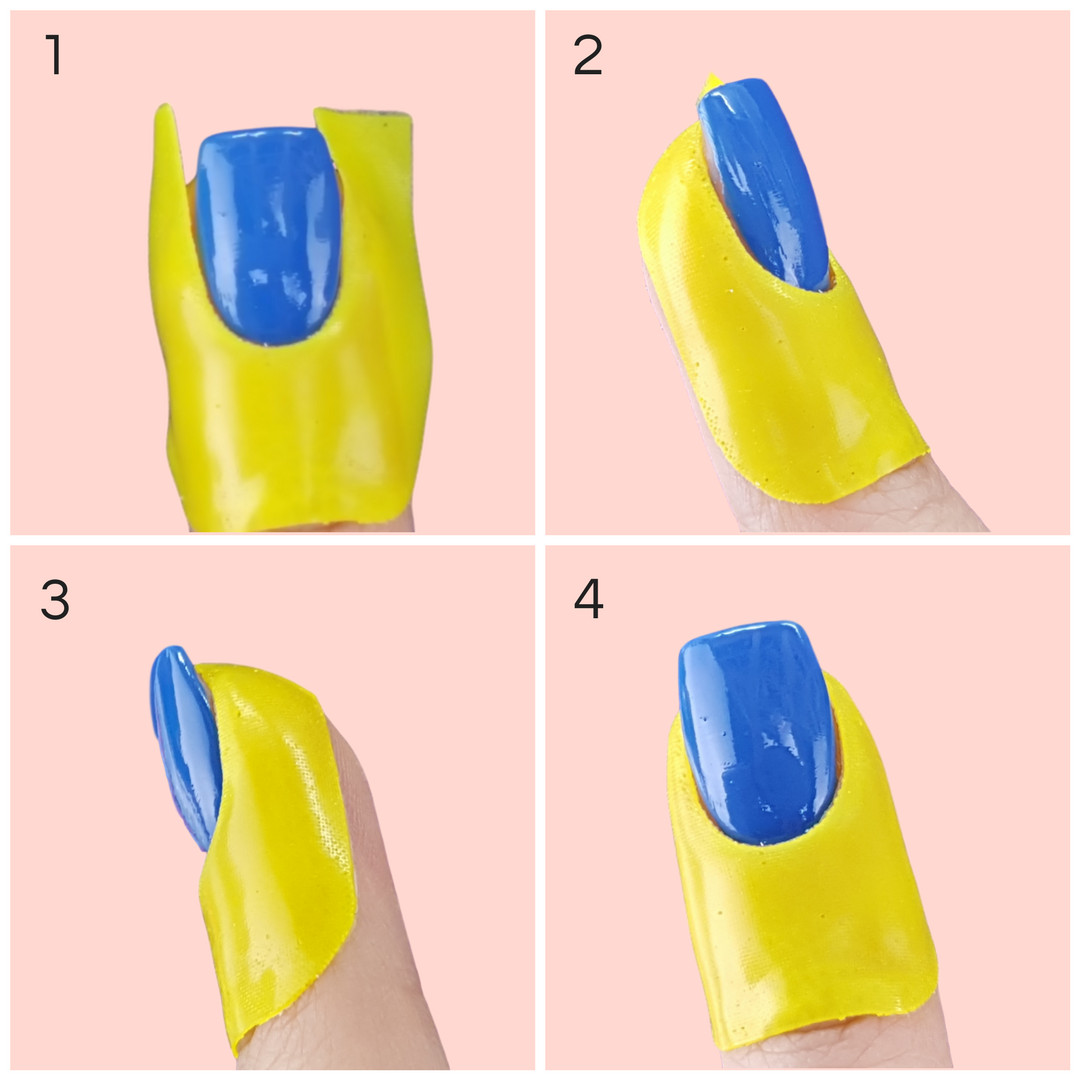 Nail art Tips Peel off Mani Tape, LATEX FREE (Ballet Slipper Pink)