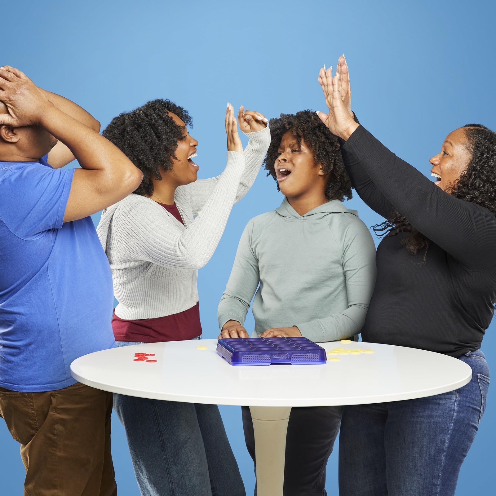 Connect 4 Frenzy Game | Bounce Discs 4 The Win | Family Party Not Applicable