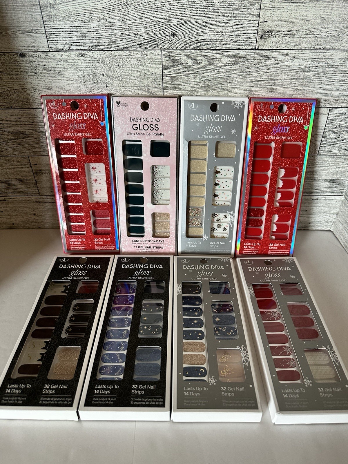 Dashing Diva Gloss Gel Palette Nail Strips Christmas Holiday Sealed YOU CHOOSE