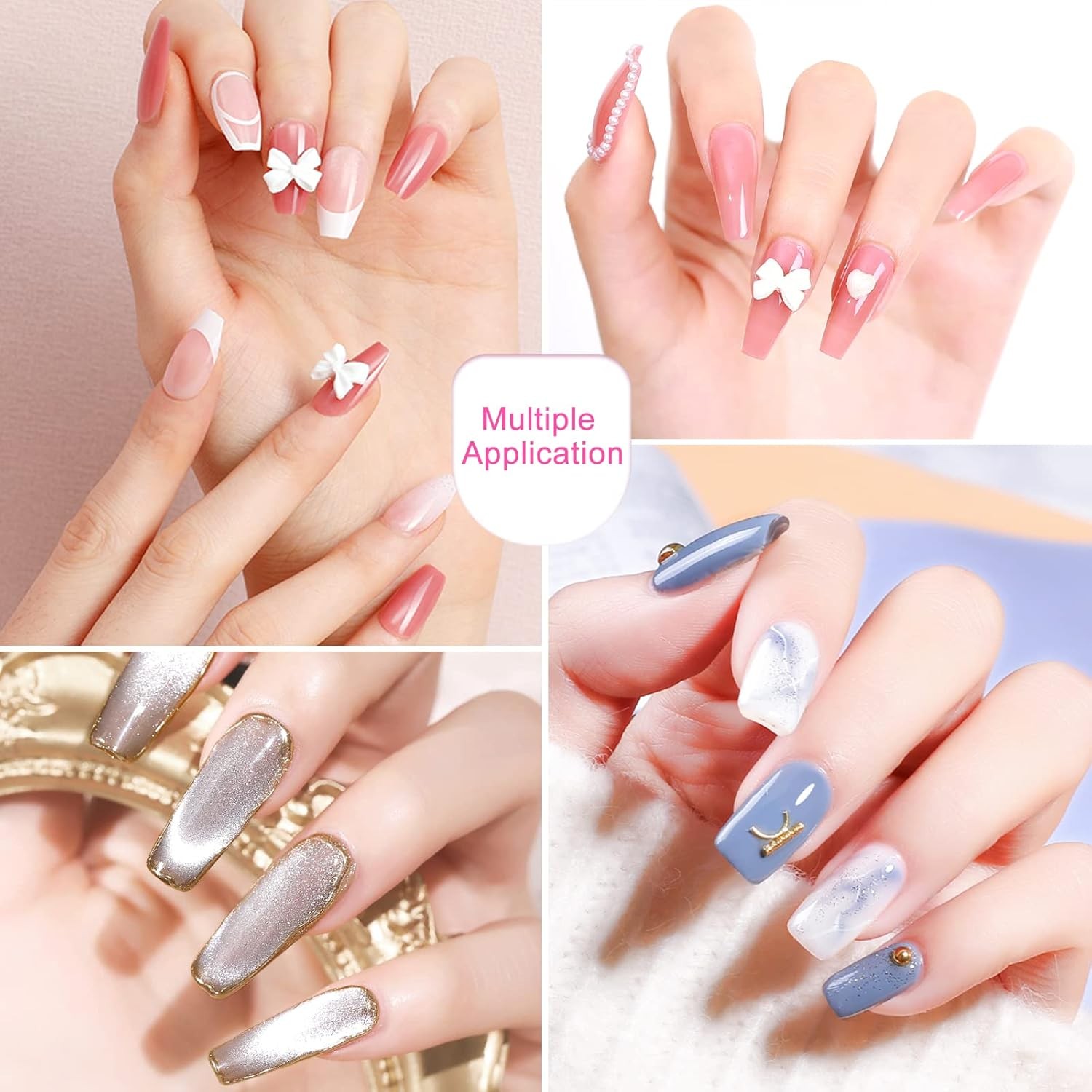 240PCS Adhesive Tabs Double-Sided Stickers for False Fake Nail Tip Glue Tape