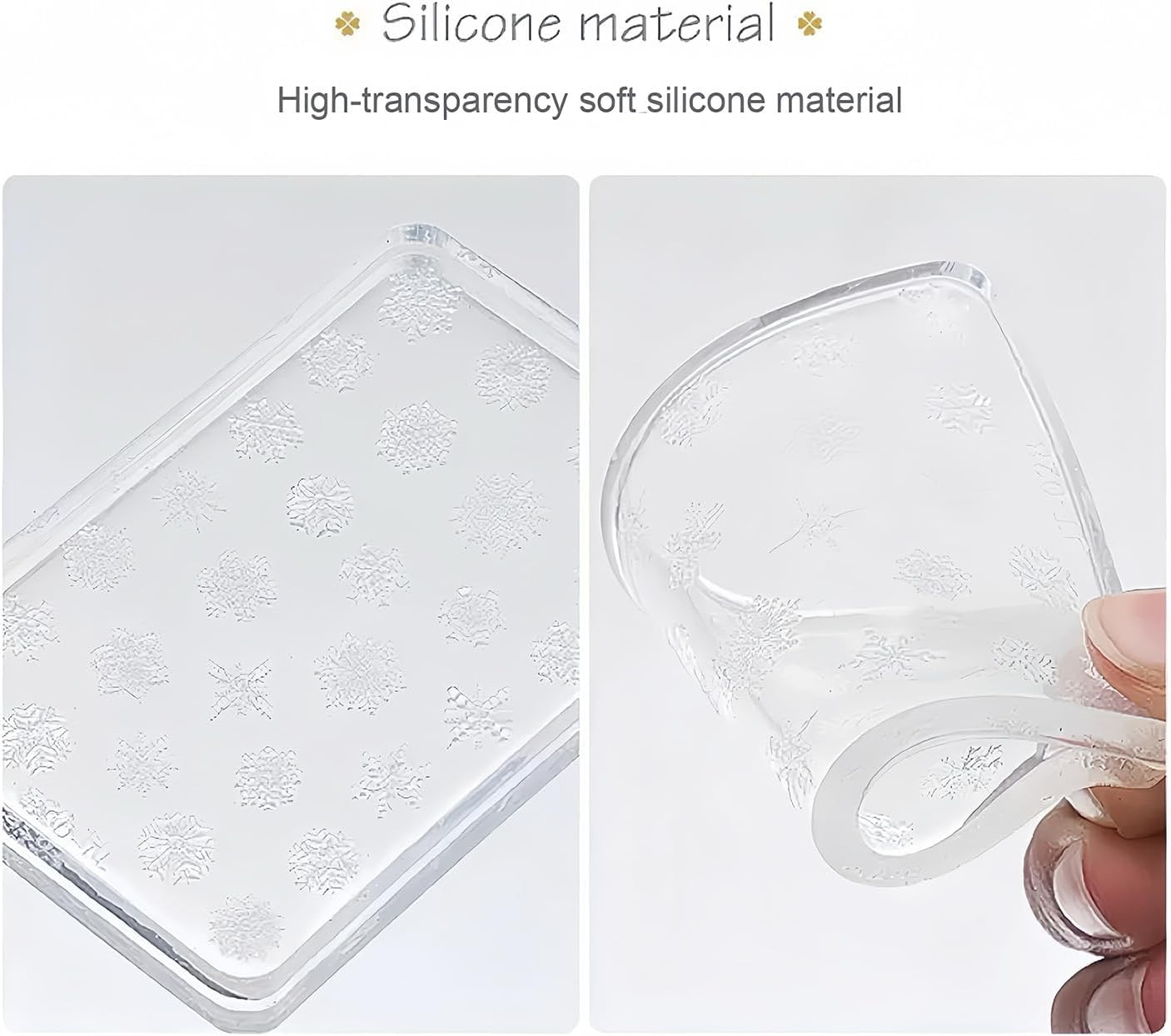 3D Flower Nail Art Silicone Mold for UV Gel Resin and DIY Manicure