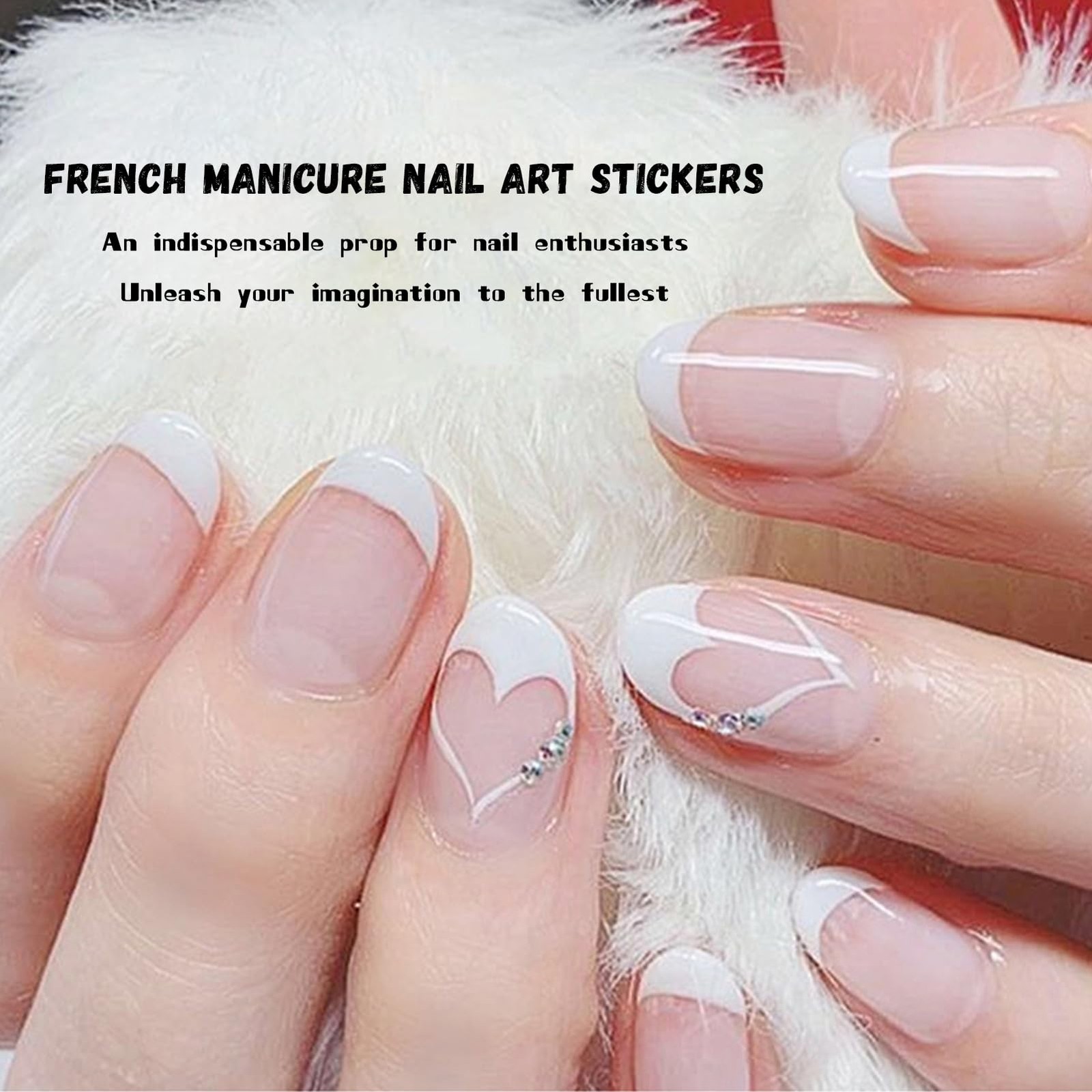 36 Sheets 1158 Pieces French Tip Nail Guides 17 Styles Nail Design Stickers S…