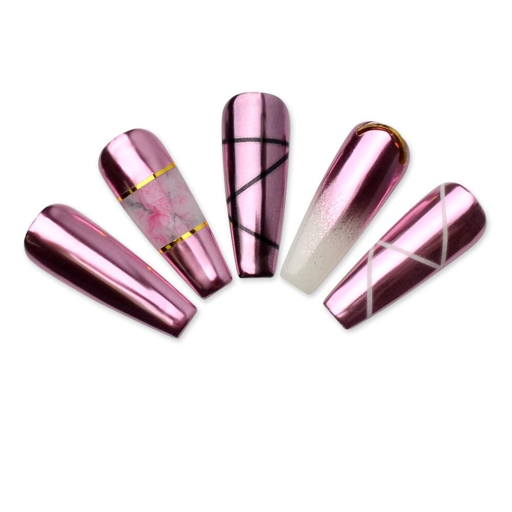 ROSE GOLD Nail Mirror Powder 100% Real A+ Grade Chrome Effect Pigment (w)