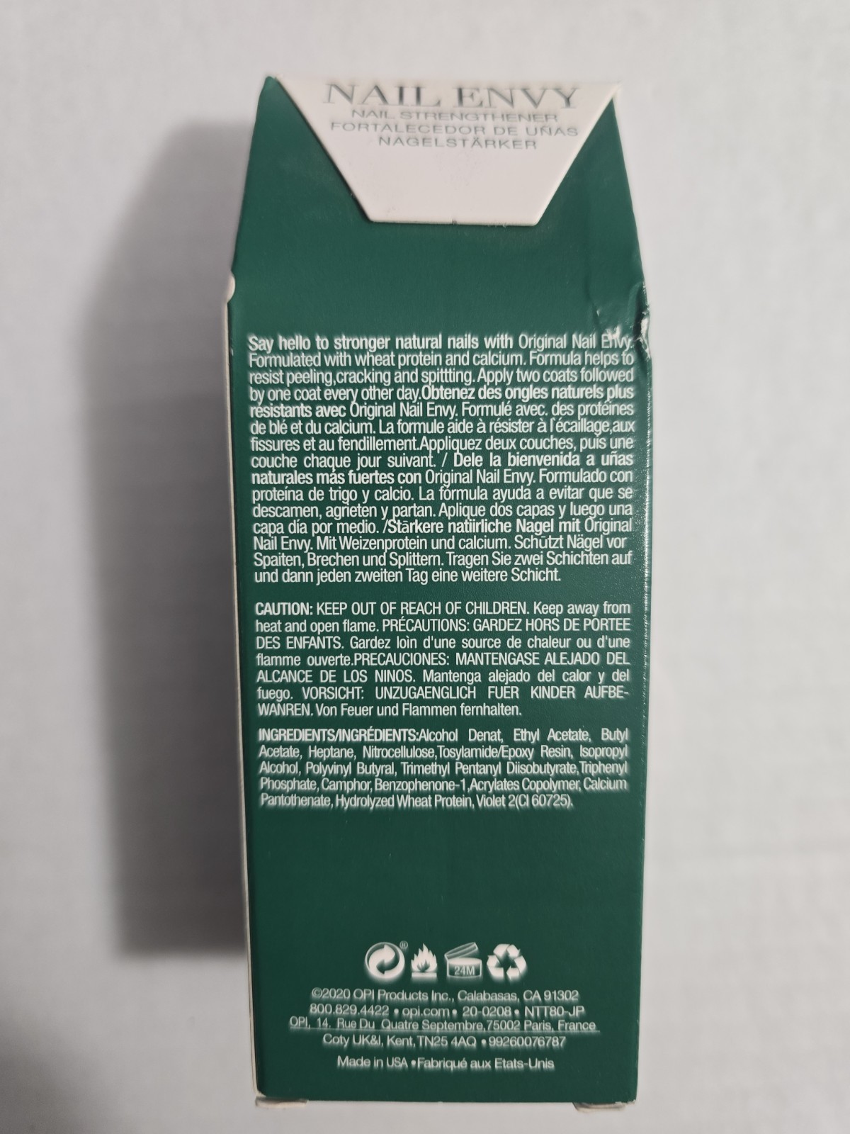 OPI Nail Envy – Original Formula Strengthener 0.5 Fl Oz