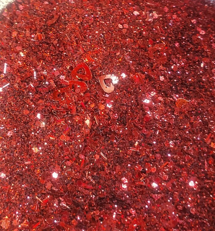 Scorpio |Red Glitter Mix|Nail Art|Acrylics & Gels |Zodiac Nails|