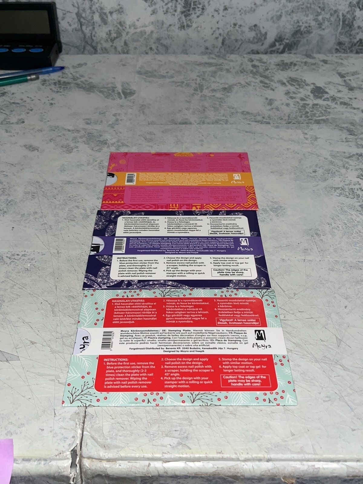 Set of 3 Nail Stamp Art Plates New!!!