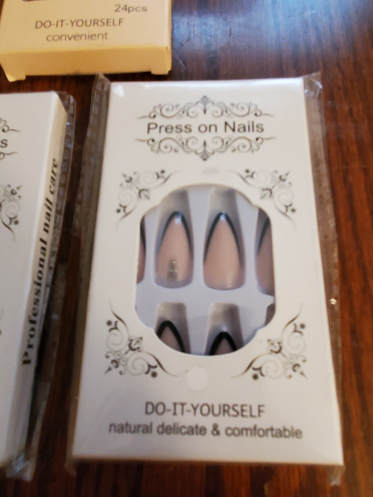 NIB 3 Packs Press On Nails Multiple Types And Colors