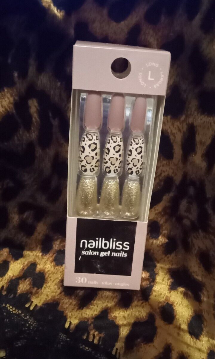 Nail Bliss by Dashing Diva *LOVELY LEOPARD* Matte, Glitter Nails✨