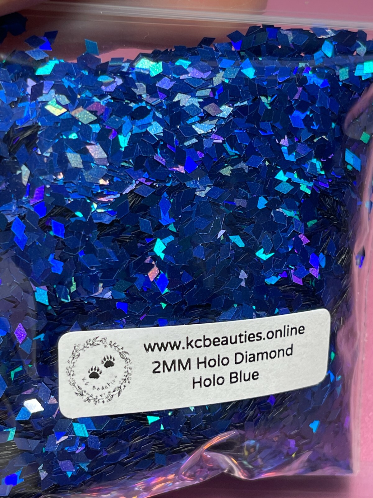 Solvent Resistant Holo Diamond shape 2mm Glitter Bulk Buy 3 get 1 Free Oz