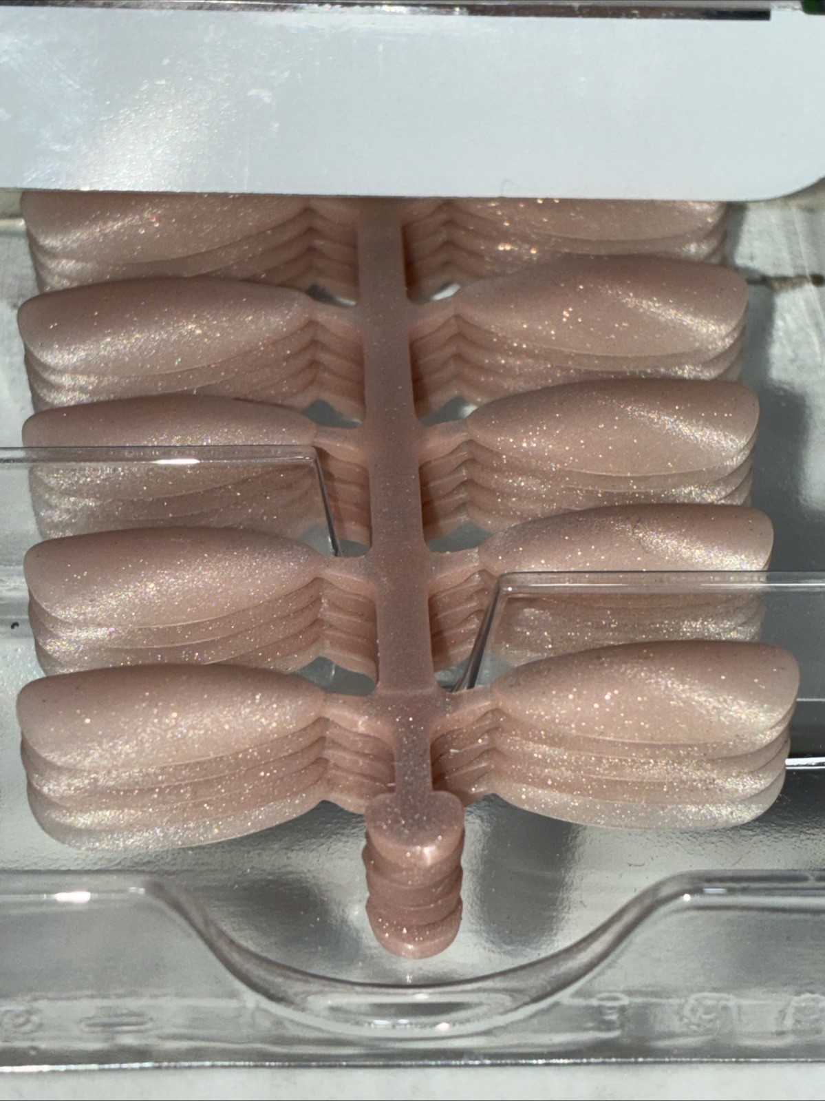5 New BTARTBOX Press On Nails, Almond, Various Colors See Photos