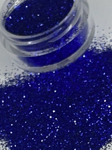 Holographic premium Deep Ocean Blue Glitter Stack 6pcs Laser Loose Glitter DIY