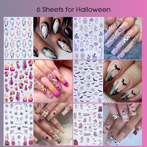 Holiday Nail Art Stickers Decals 30 Sheets 3D All Holidays Styles 30 Sheets