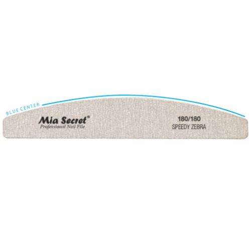 Mia Secret Nail File – Speedy Zebra/ Sponge (Diamond/Halfmoon) – Pick Yours