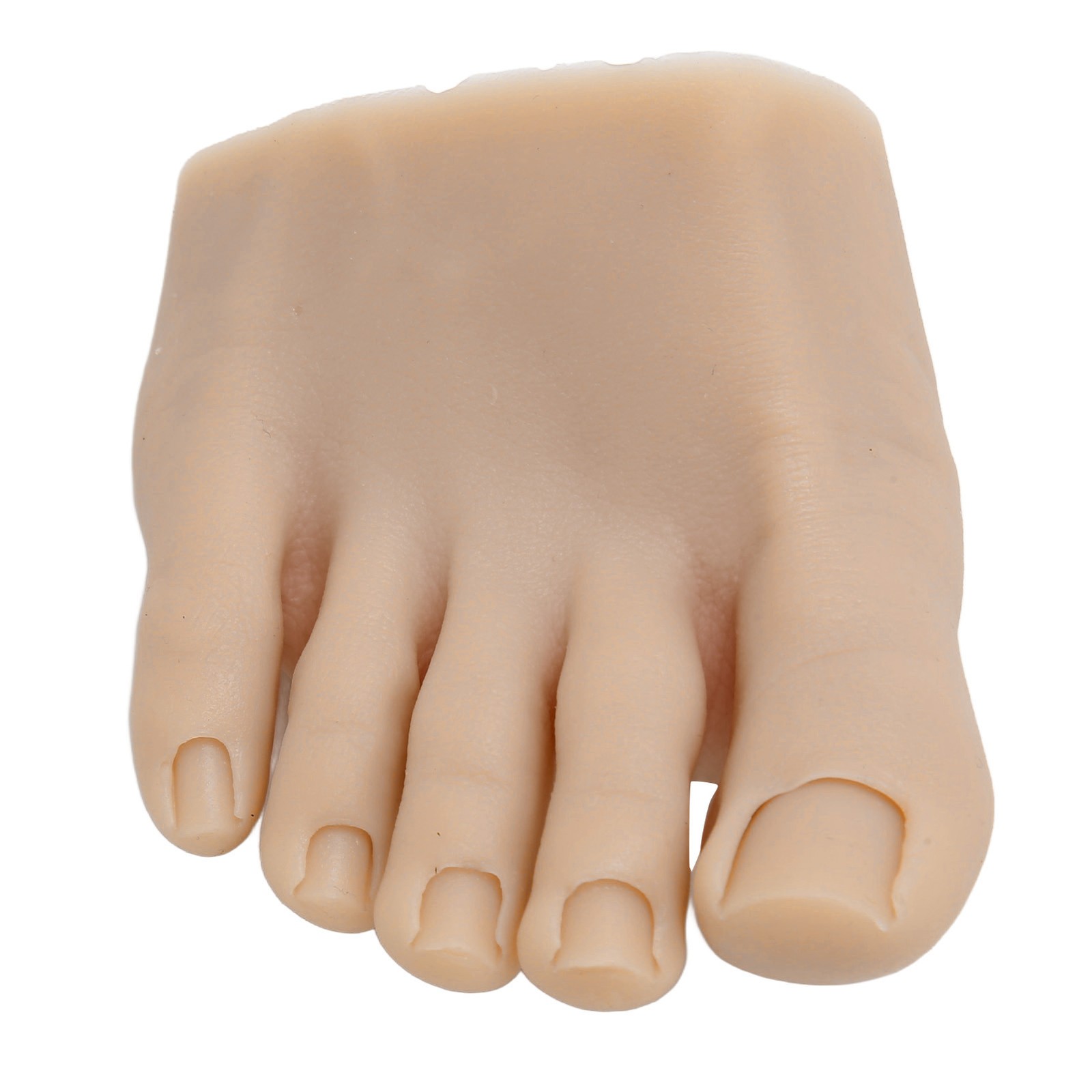 Nail Art Training Fake Half Foot Model Dark Skin Color Reusable Tattoo Pract CHU