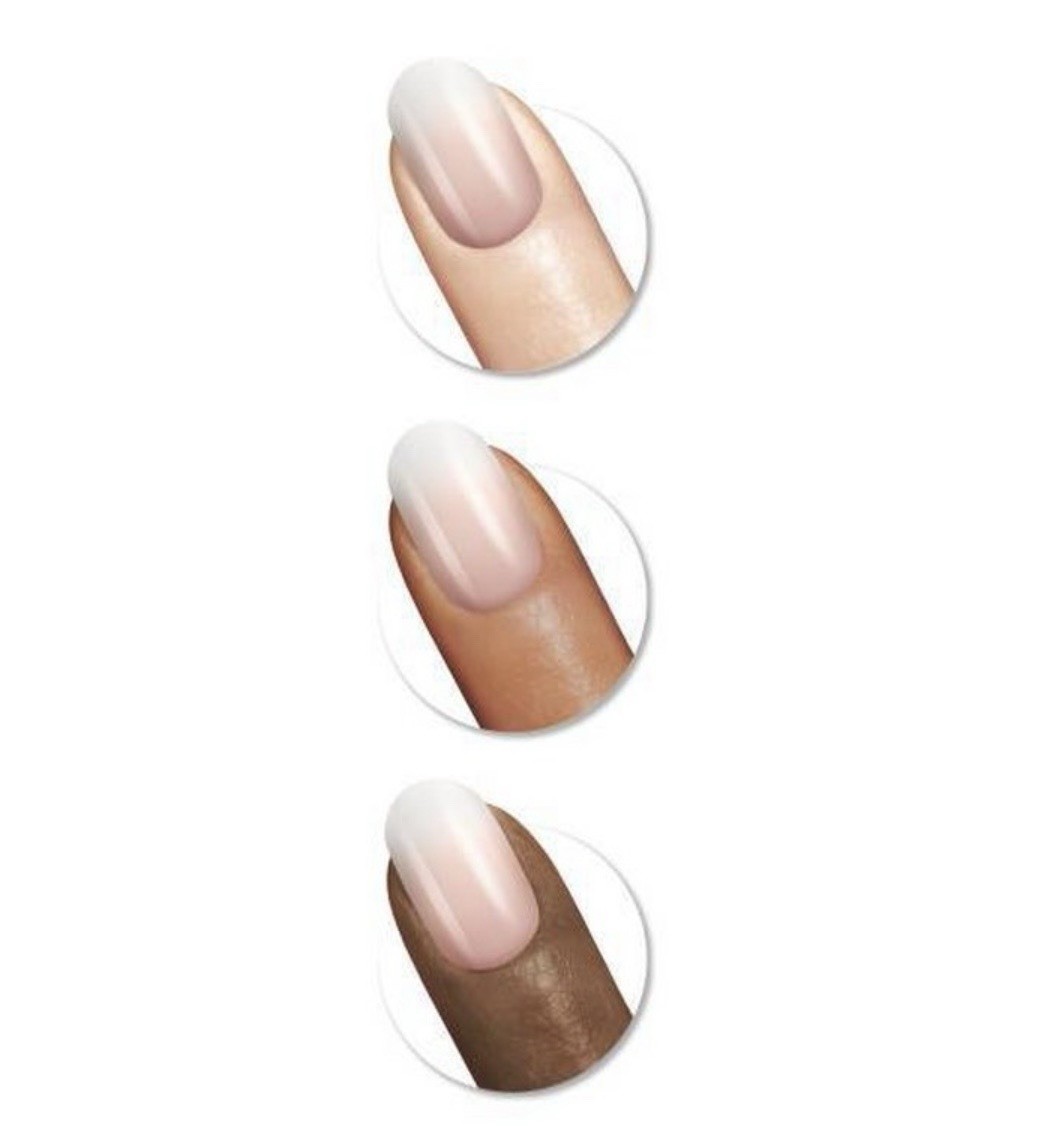 2pk Sally Hansen Salon Effects Perfect Manicure Medium Oval/Ombre-lievable OV131