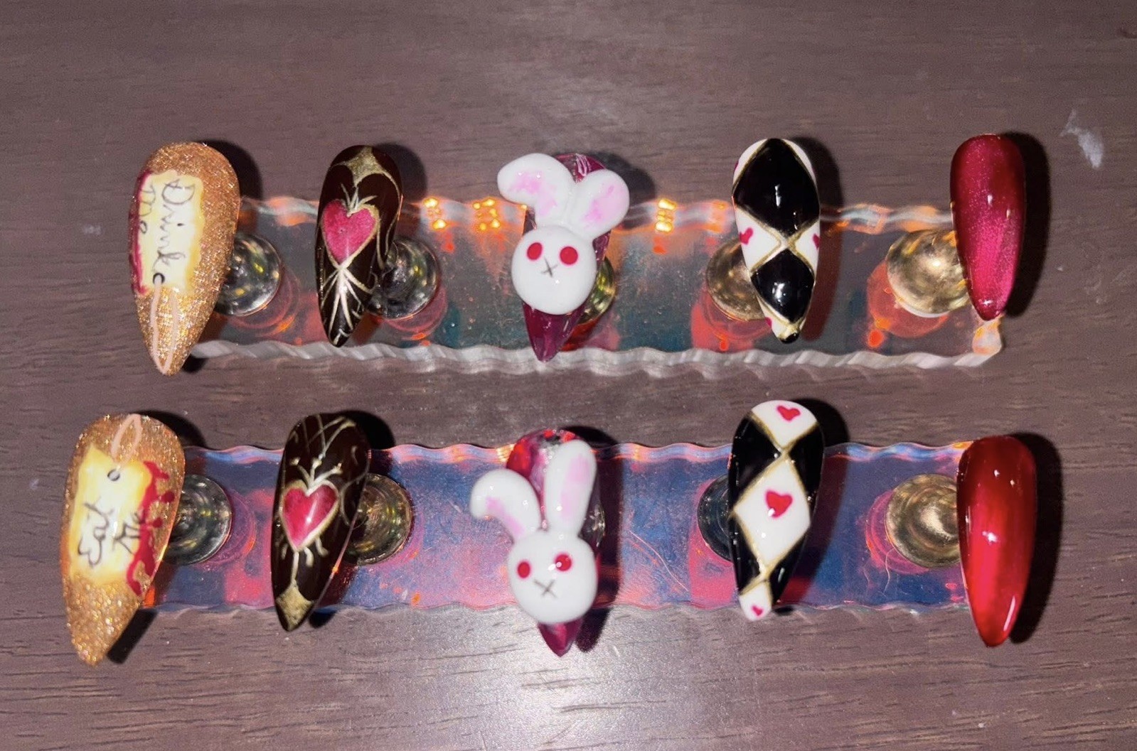 10-Piece Handmade Custom Gel Press-On Nails! Medium/short/X Short Fake nails