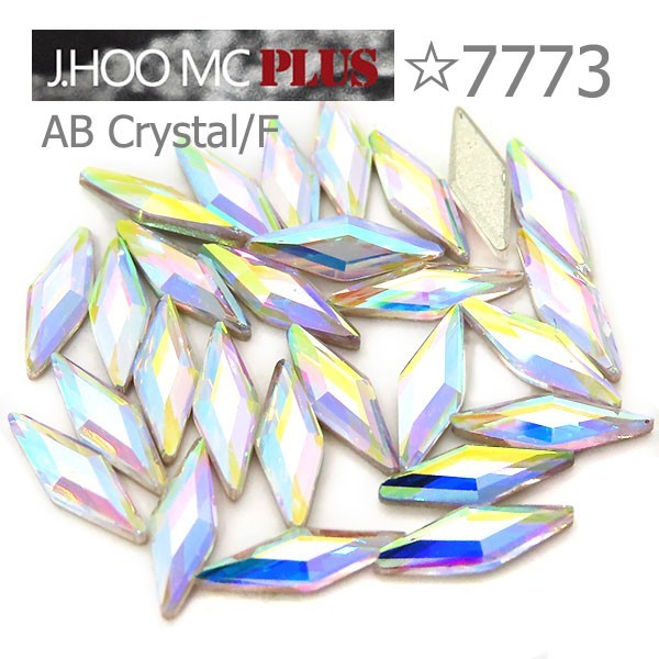 J.HOO Crystal 7773 Diamond Shape Flat Back Rhinestones 9×3mm Nail Art (10pc)