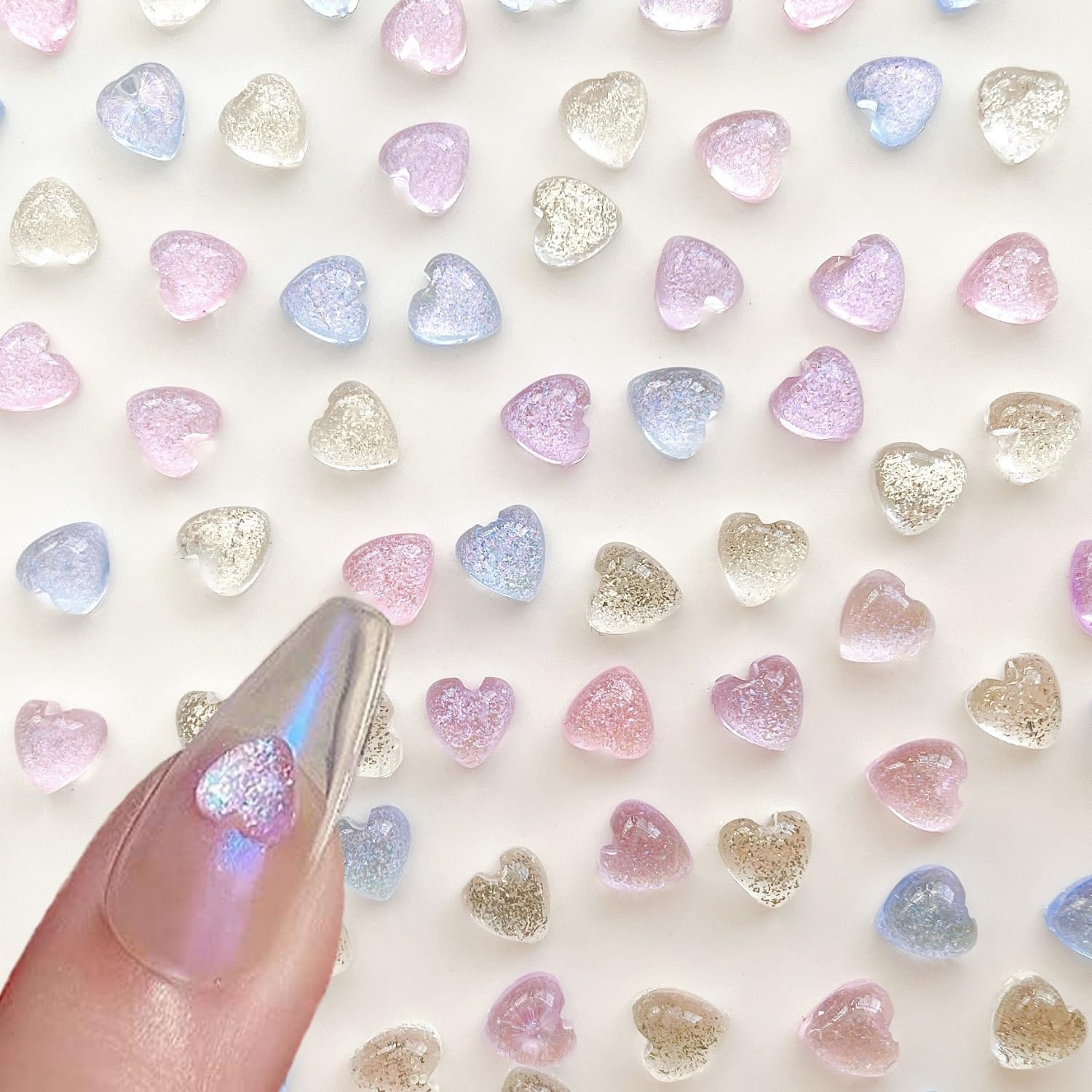 36 Pcs Bow Nail Art Charms 3D Alloy Bow Nail Charms Silver Gold Nail Rhinestones