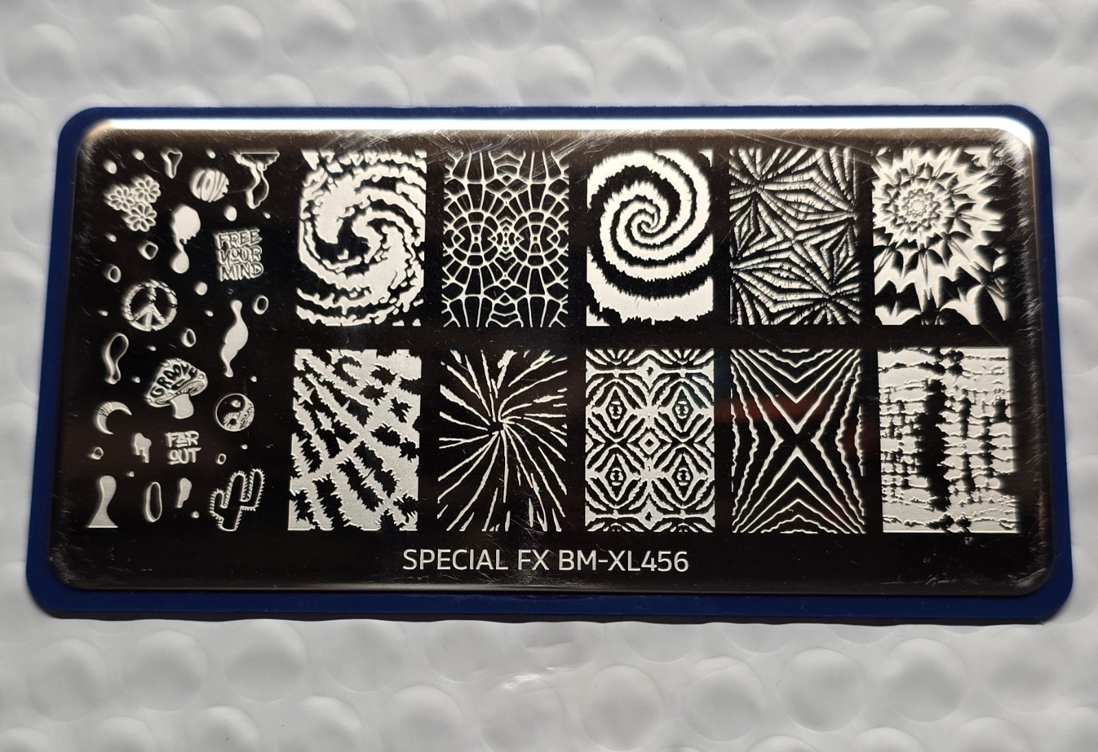 Special FX BM-XL456 Maniology Bundle Monster Pattern Nail Stamp plate Tie Dye