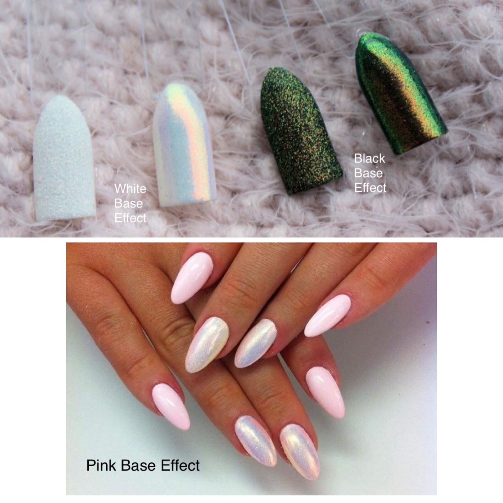 MERMAID EFFECT GLITTER NAIL ART POWDER DUST GLIMMER Hot Nails Iridescent 3g UK