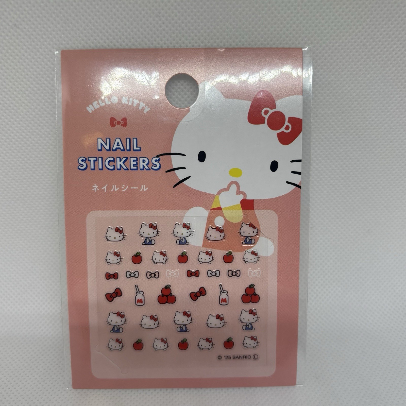 Sanrio Character Nail Stickers 5pcs Set Hello Kitty Kuromi My Melody