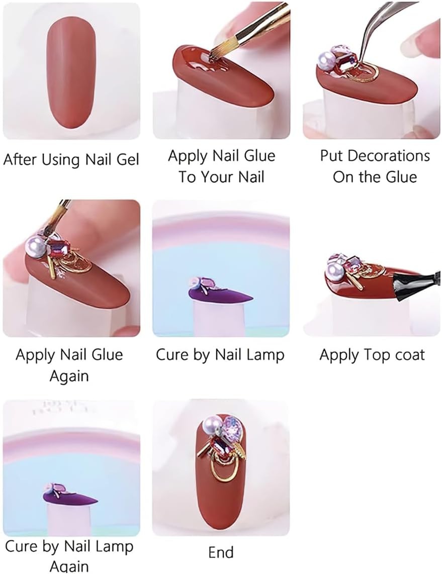 3D Nail Charms: Luxury Mixed Shape Rhinestones for DIY Nail Art Decor