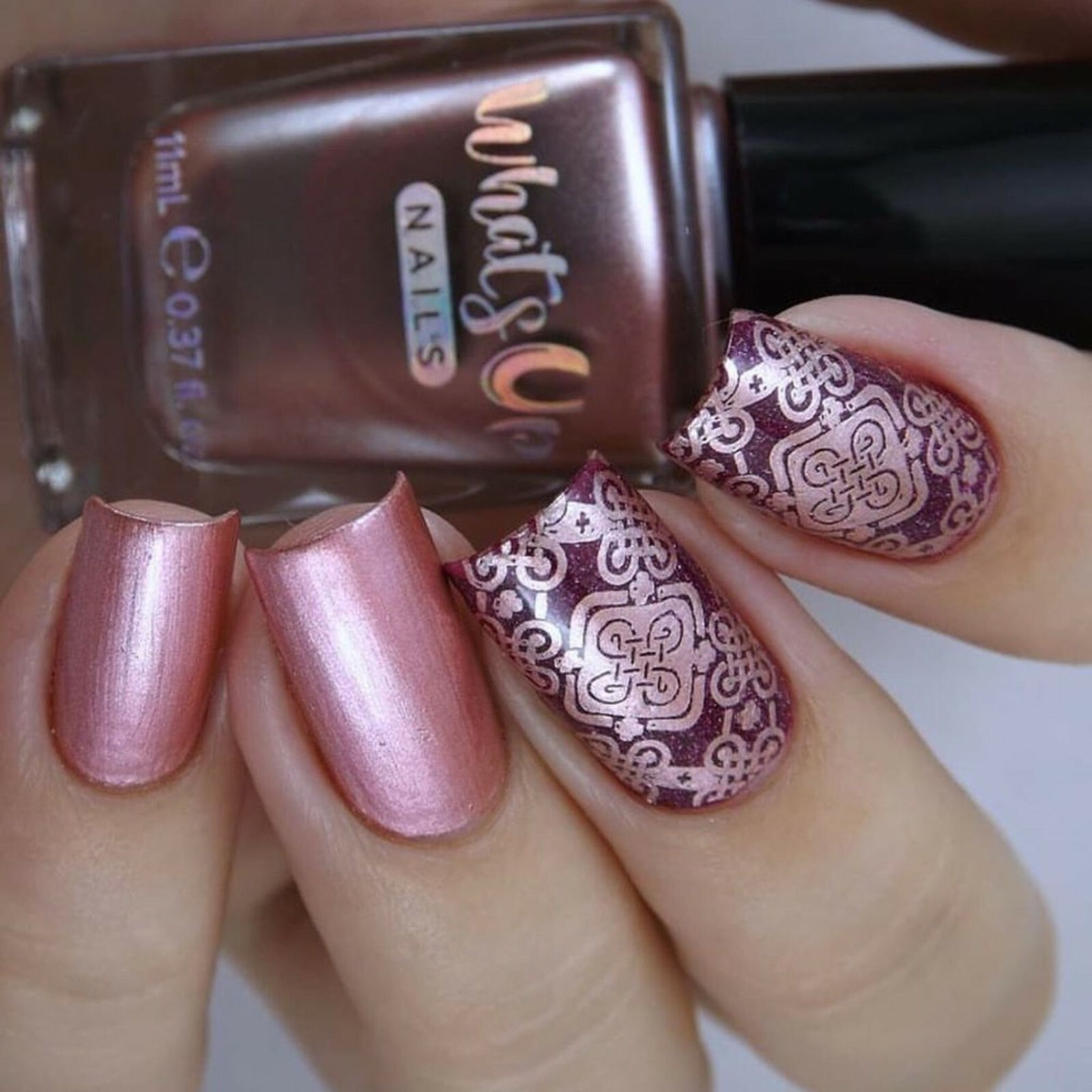 Roses are Gold Stamping Polish (Rose Gold), Nail Polish for Nail Art