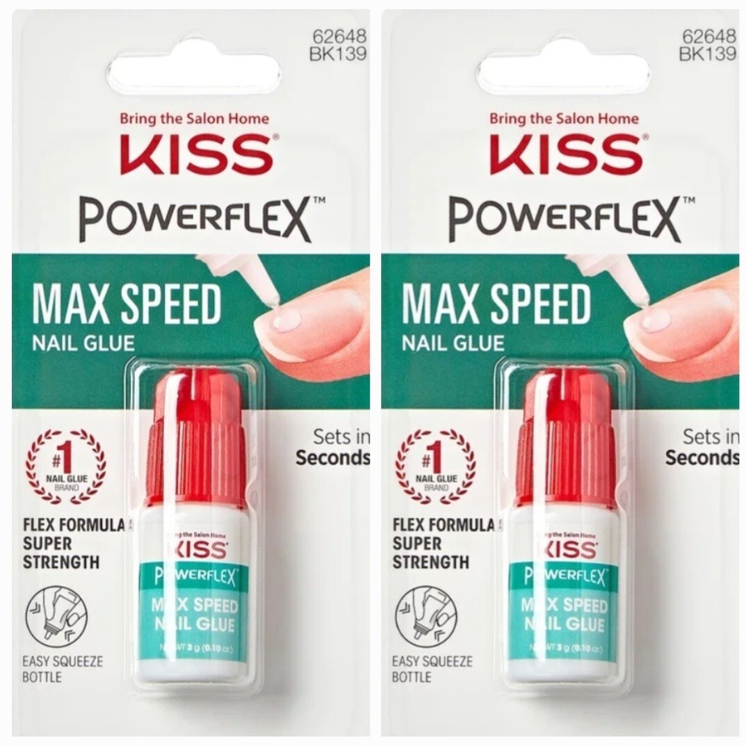 Kiss Powerflex Max Speed Nail Glue, 2 pack – NEW!