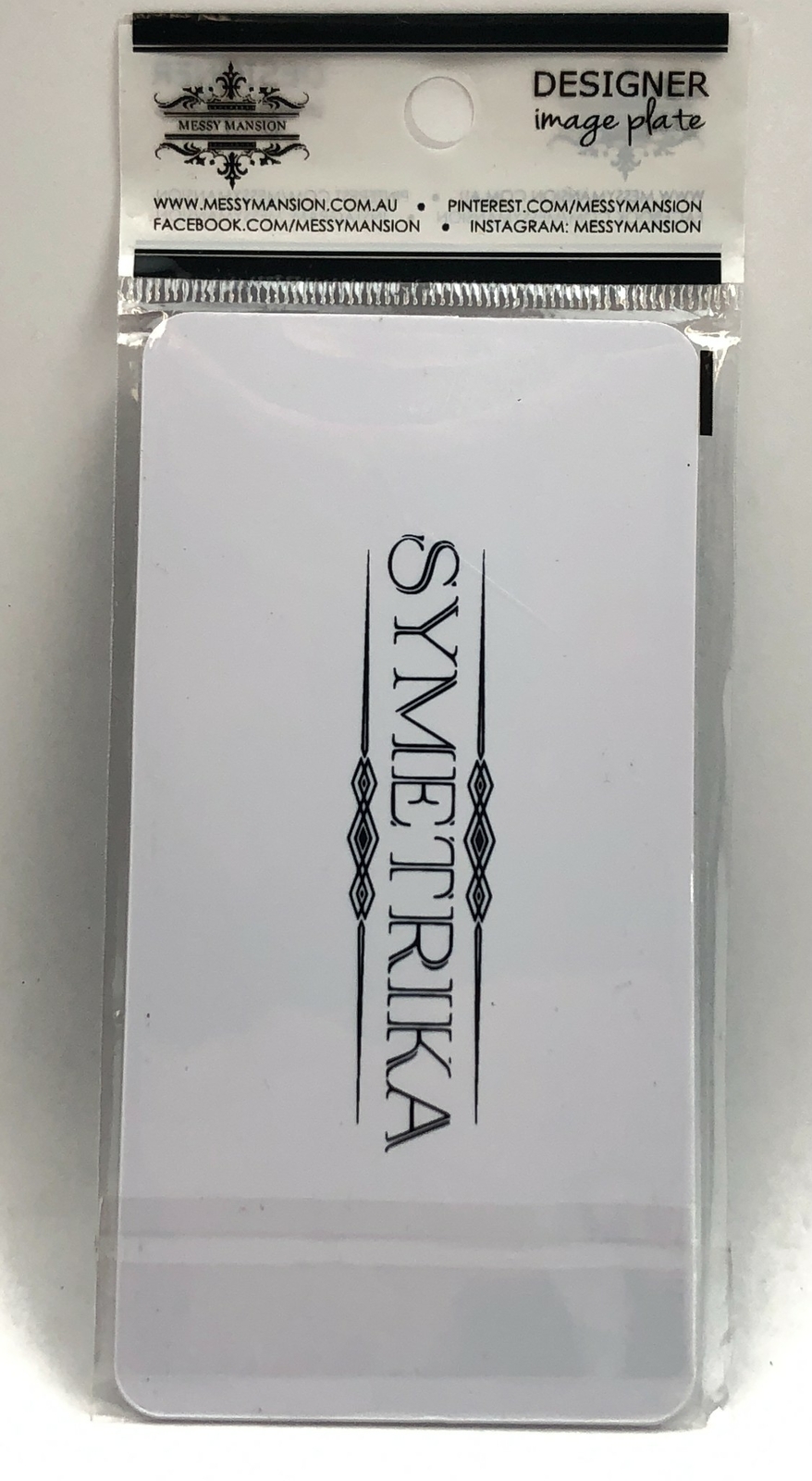 Messy Mansion Designer Nail Art Stamping Image Plate Symetrika 03/ 06 Lot of 6