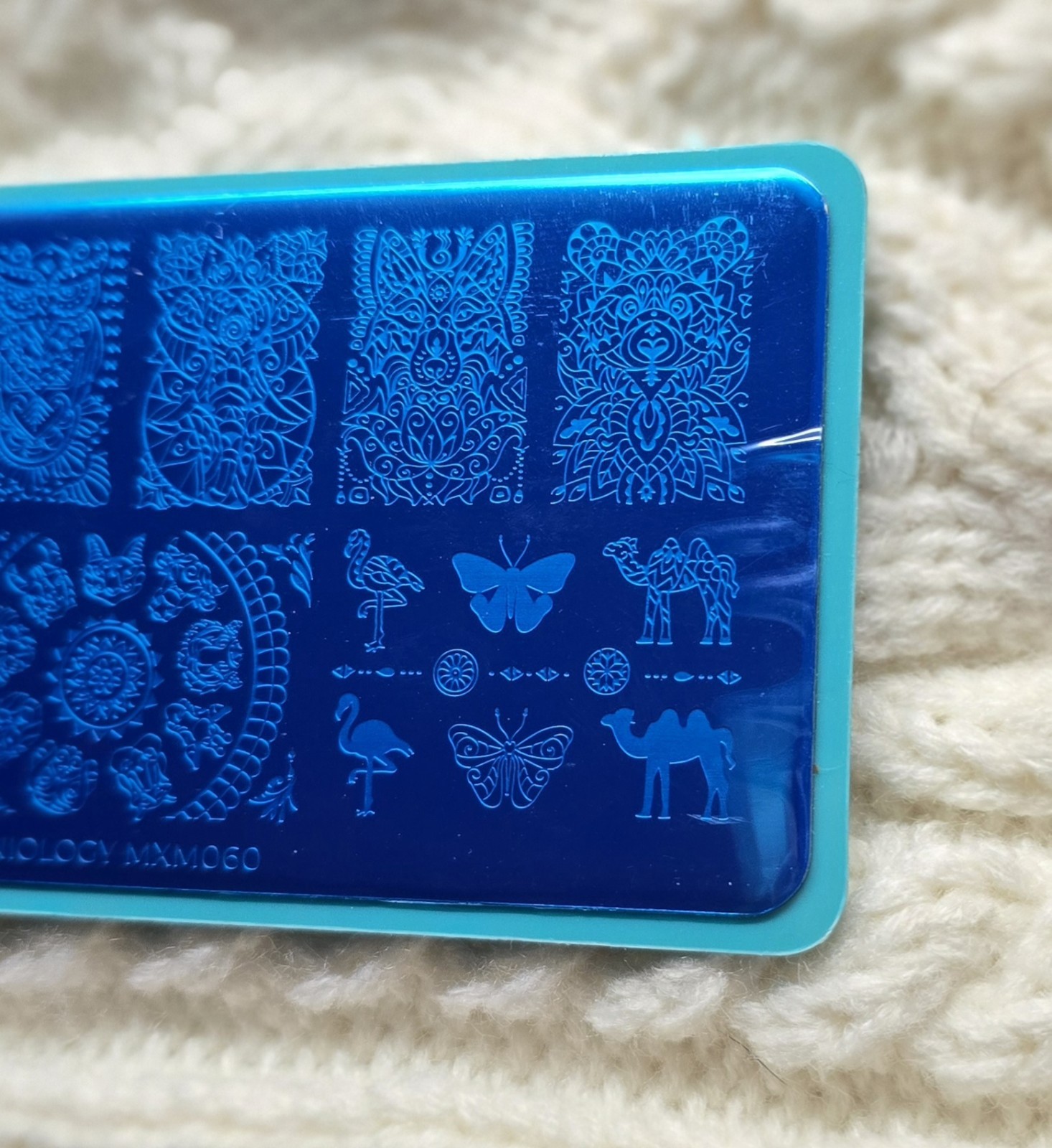 Maniology MXM060 Zen Creatures Tribal Aztec Zodiac Animal Nail Art Stamp Plate