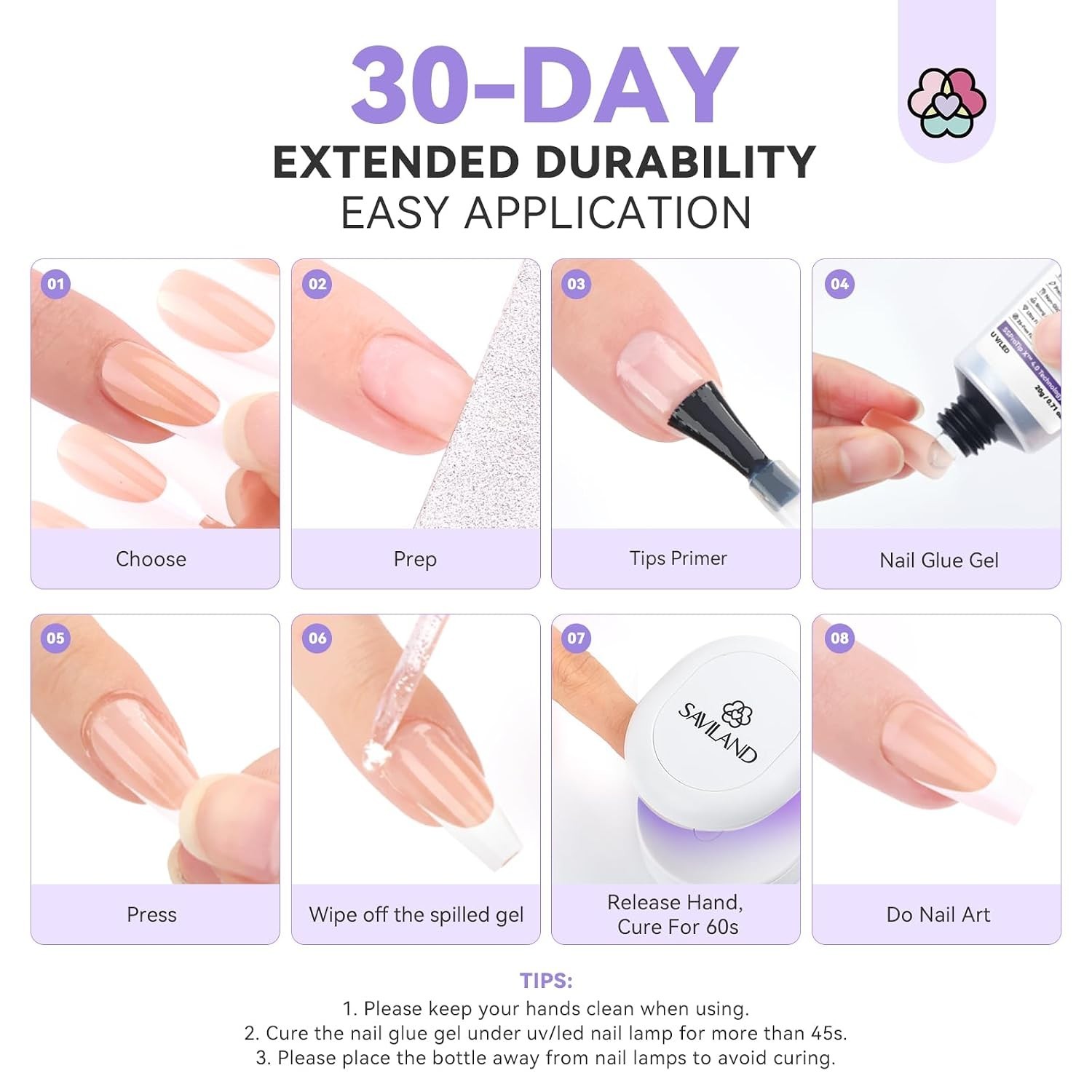 Semi Solid Nail Glue Gel