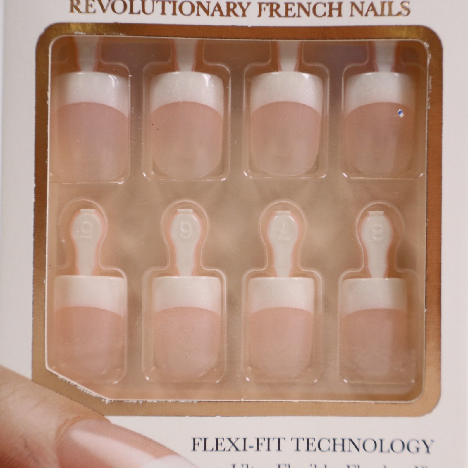 KISS Salon Acrylic French False Nails “Pet Peeve” KSA06, Real Short, 28 Ct 62281