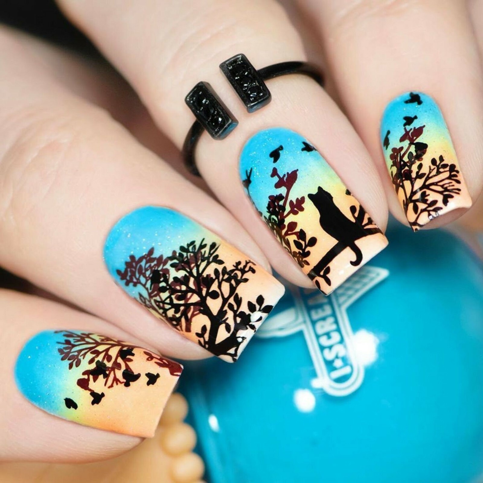 B052 sveta_sanders Stamping Plate For Stamped Nail Art Design