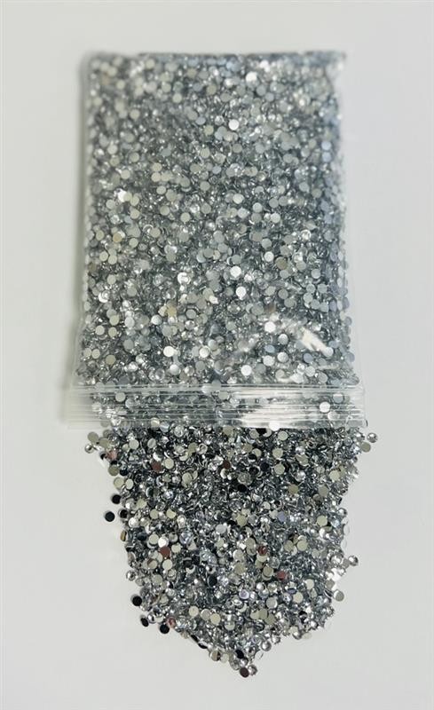 5 Pack Multicolor 3mm Round Flat Back Crystal Resin Rhinestones Crafting Gems