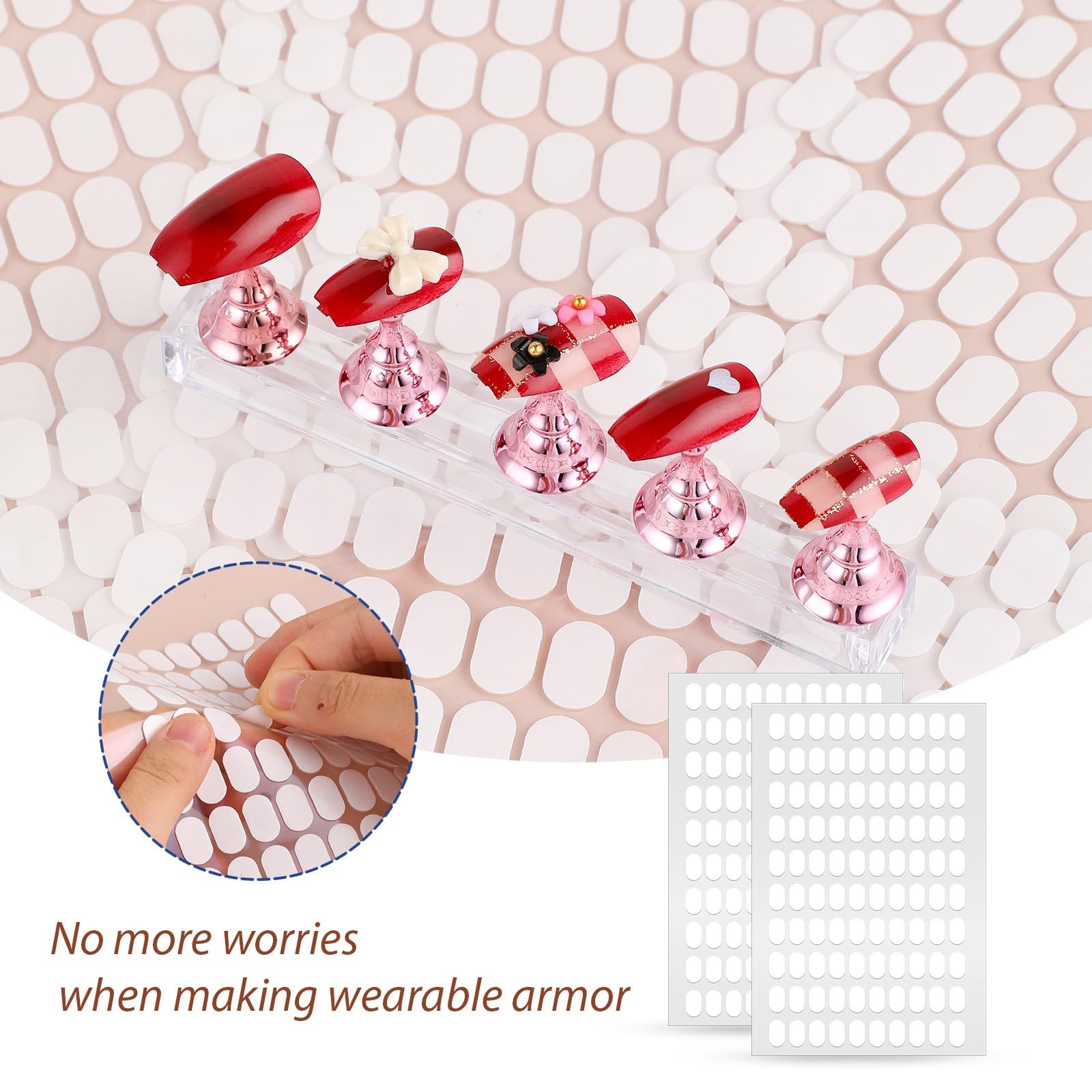 Nail Adhesive Tabs, Sticky Tab for Press On Nails, Waterproof Stickers